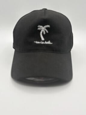 Travis Mathew Golf Palm Tree Snapback Black Cap